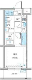 ベルシード新小岩AZの間取り