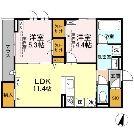 1/6 間取