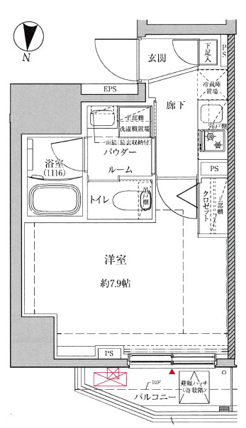 クレイシア・ヴァースクレイシアIDZ芦花公園の間取り