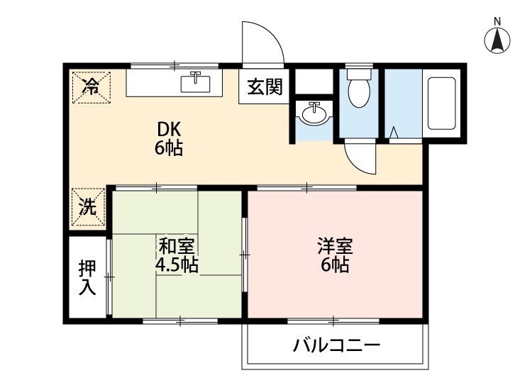 ハイツスズキの間取り