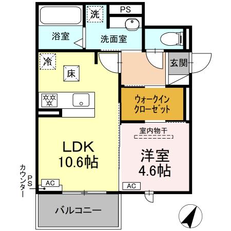 D-Hills矢崎町の間取り