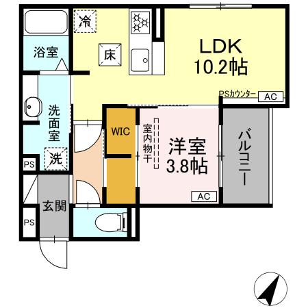 D-Hills矢崎町の間取り