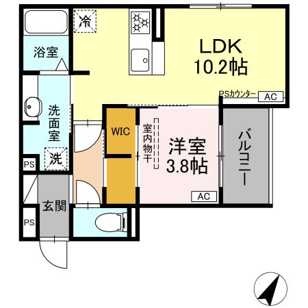 D-Hills矢崎町の間取り