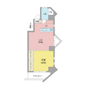 リバーサイドJ1の間取り
