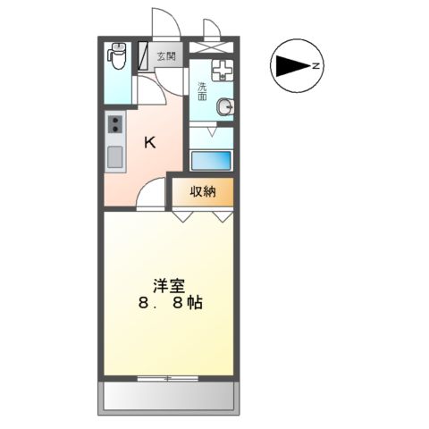 コンフォートカワイの間取り