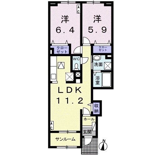 アンジーハウスⅡの間取り