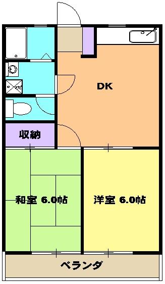 ブランメゾン・フジの間取り
