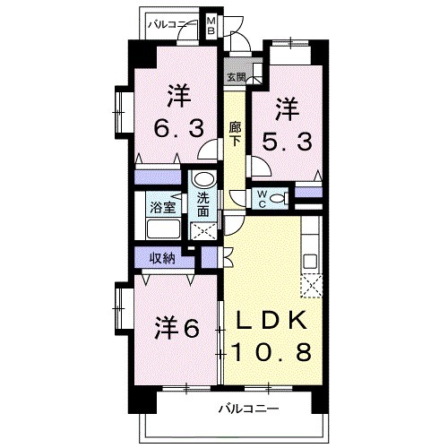 エクセレント・ティアの間取り