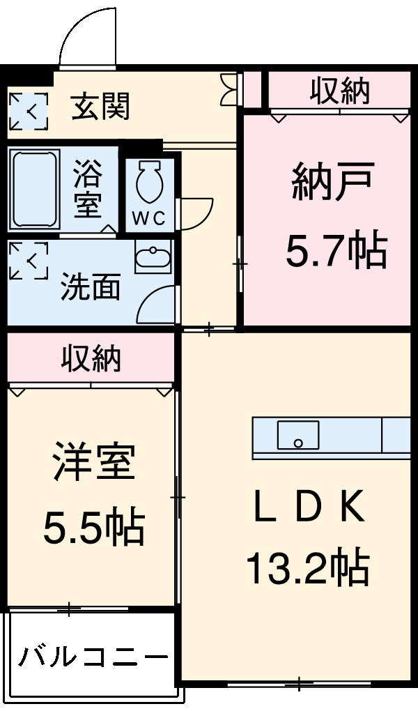 グランジュテの間取り