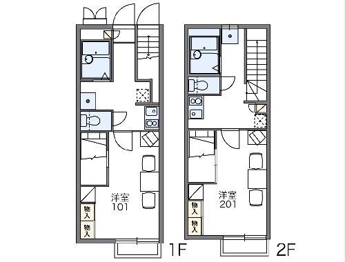 レオパレスアバンセＡの間取り