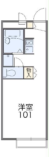 レオパレスグランシアの間取り