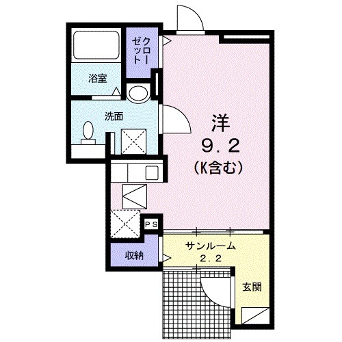 メゾンパティシエール セカンドの間取り