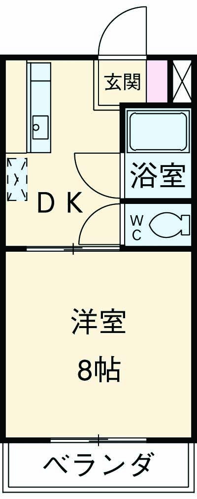 コスモスハイツの間取り