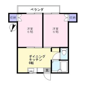 ヒルサイドメゾンA棟の間取り