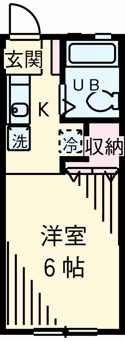 カエデハイツAの間取り