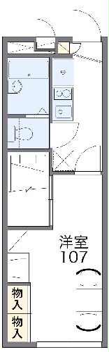 レオパレストレスの間取り