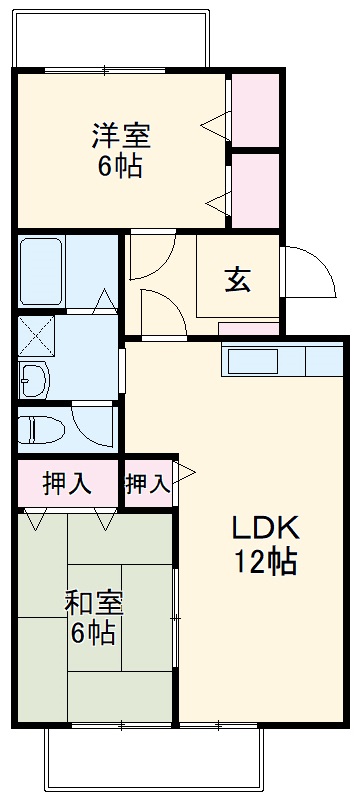 エスクレールの間取り