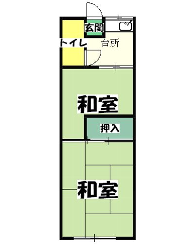 上野浦荘の間取り