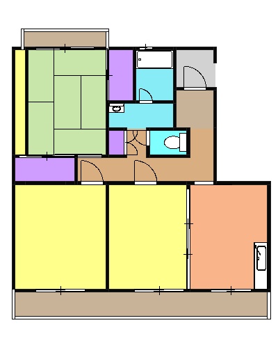ヴィラエスポワールの間取り
