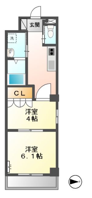 コリカールアルベの間取り