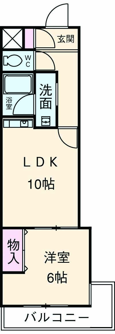 ライブコート安東の間取り
