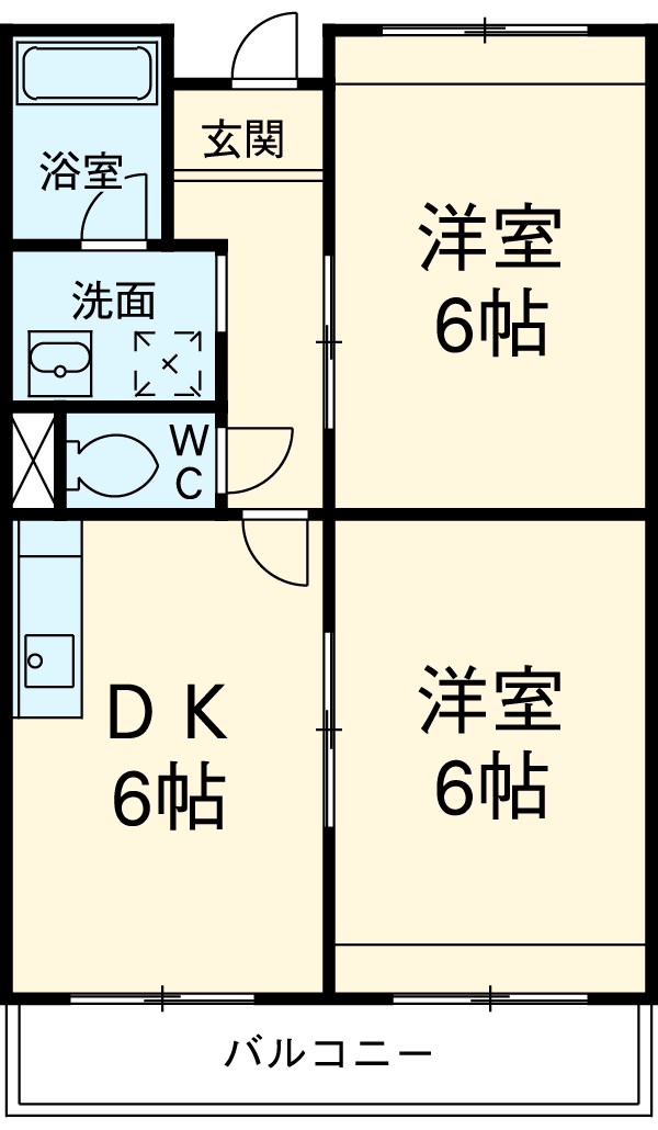 アソシエート石上の間取り