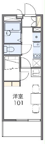 レオパレスレスト 清水の間取り