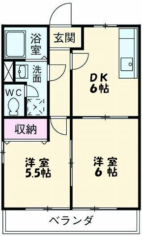 チェスナッツの間取り