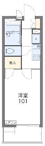 レオパレスカリスの間取り