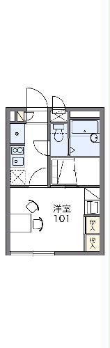 レオパレスKM Ⅰの間取り