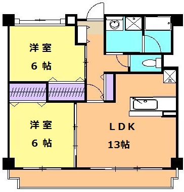 ハイウッドの間取り