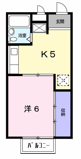 シティハイツ山田Bの間取り