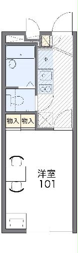 レオパレスヴィレッジの間取り