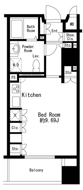 ハウス桃李の間取り