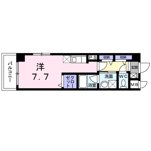 シャトレエレガンの間取り