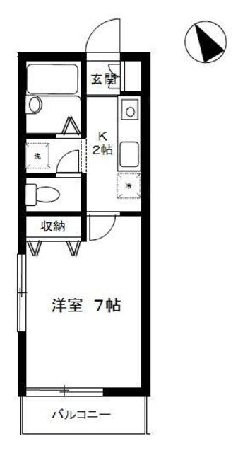 メルベージュ北野の間取り
