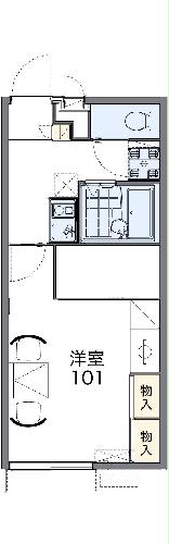 レオパレスB&Wの間取り