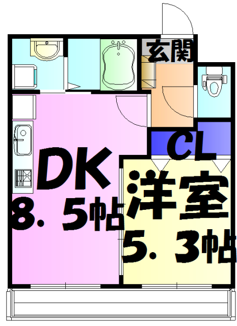 Nameki Mansionの間取り
