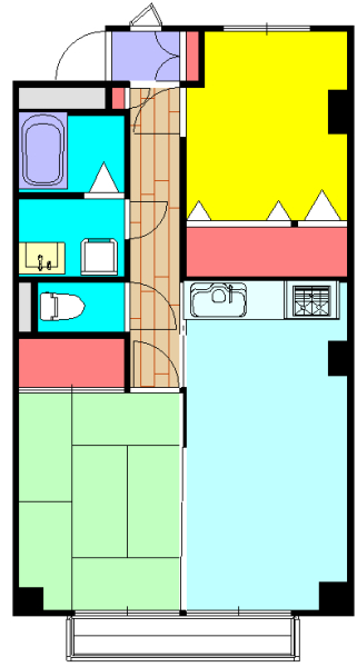 シティパルスギモトⅡの間取り