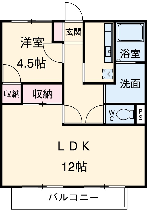 コーポエクセルⅠの間取り