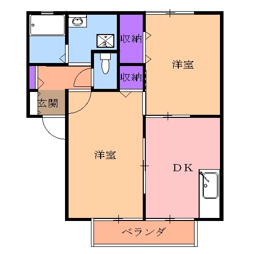 UTENAの間取り