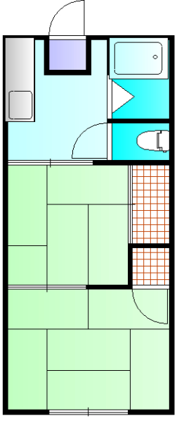 和気ハイツAの間取り