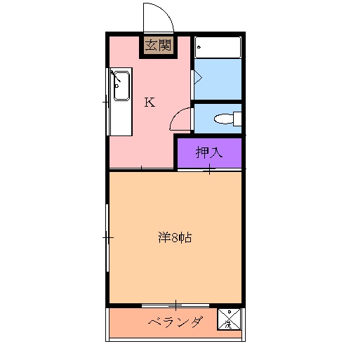 CVハイムの間取り