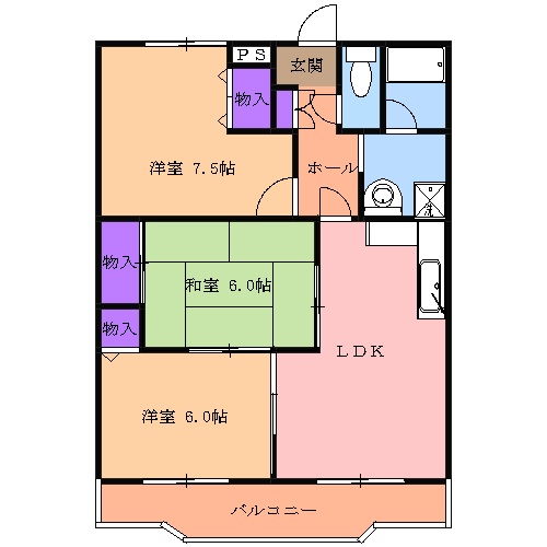 ブリックハウスの間取り