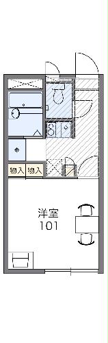 レオパレスコンフォートヒルズの間取り