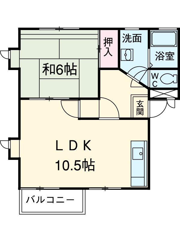 コーポ舞の間取り