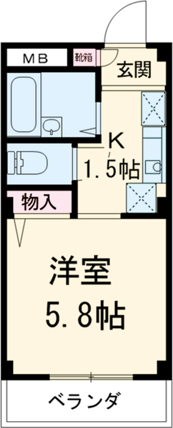 塙田壱番館の間取り