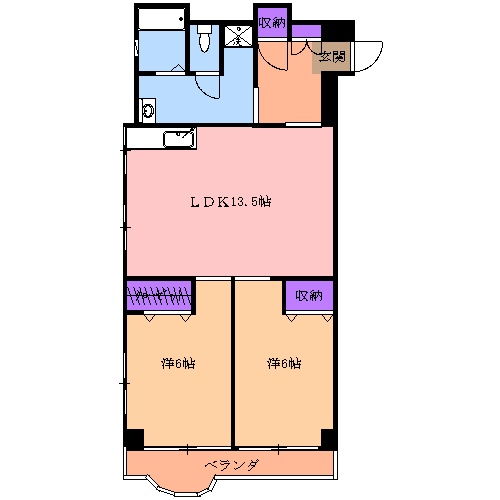 チサンマンション宇都宮第3の間取り