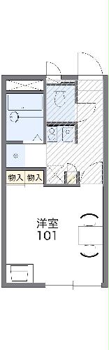 レオパレス守道館の間取り