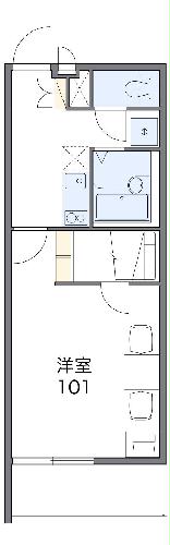 レオパレスアイあいビレッジの間取り